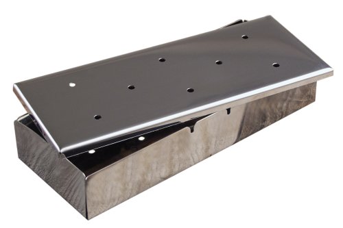 Charcoal Companion Stainless Steel Gas Grill Smoker Box with Lid product image