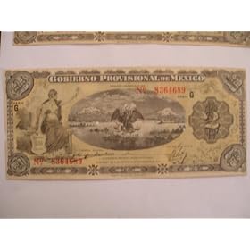 1915 Dos Pesos Gobierno Provisional De Mexico