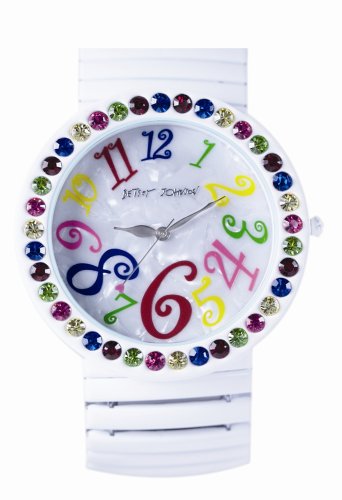 Betsey Johnson Women’s BJ4158 Candy Brights Collection White Dial Watch