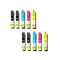 10x Epson Stylus Office BX 535 WD kompatible XL Druckerpatronen - 4xSchwarz-2xCyan-2xMagenta-2xGelb mit Chip