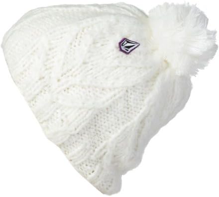 Volcom Leaf Beanie - Women's White/White Stone, One Size