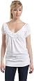 Fleurish Junior`s Ruffle V Neck Top