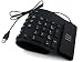 OrientEX New flexible and foldable silicon Universal 109 keys USB Keyboard for Laptop/Notebook - Black [ Universal  Black ]