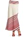 Testament Women's Stripe Maxi Skirt, Coral, Small