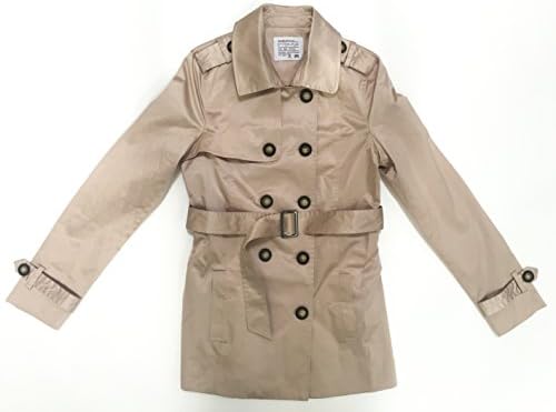 Womens Lightweight Trench Coat (XL, Khaki)