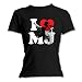 I Heart MJ (Black) (T�����) (Size: ��ǥ�����L)