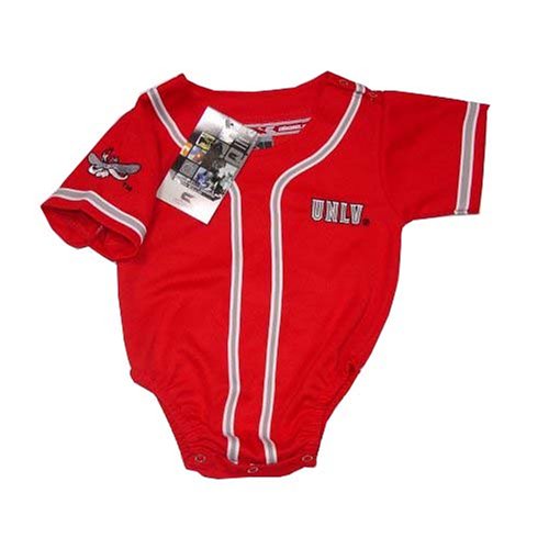 Buy Las Vegas Rebels (UNLV) - Universtiy of- Rebels NCAA Baseball Infant baby Onesie Jersey 18-24... by Colosseum