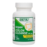 Deva Nutrition Vegan Colon Cleanse 595 Mg Tablets, 90-Count