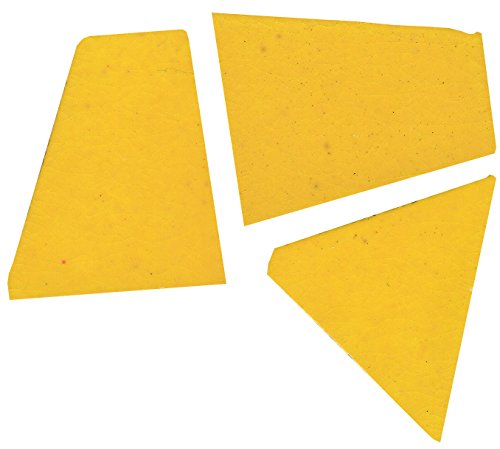 Mosaic Mercantile Crafter's Cut Ceramic Mosaic Tile, 1-Pound, Yellow