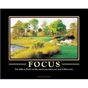 Golf Gifts And Gallery Focus Framed Motivational Art