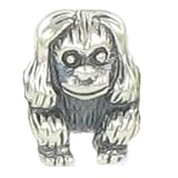 Quiges Beads Sterling Silver Monkeys Bead for Pandora/Troll/Chamilia etc necklaces and bracelets