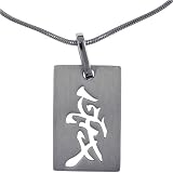 Chinese Love Tag Necklace Pendant