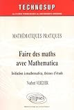 Faire des maths avec mathematica