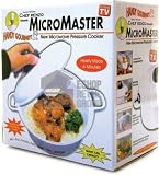 MicroMaster Microwave Pressure Cooker - Microwaveable Casserole Dish With Tightly Locking Lid And Pressure Release Vent