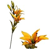 Review i-koncepts Ltd  / 2.7ft Tiger Lily - Golden Yellow - Artificial Flower