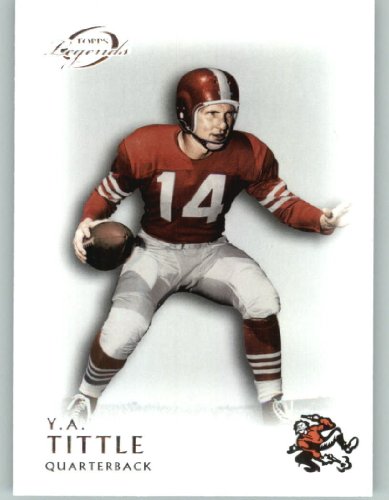2011 Topps Legends Football Card # 165 Y.A. Tittle - New York Giants - NFL Trading Card in Screwdown Case!