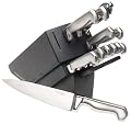 Farberware Pro Stainless-Steel 15-Piece Fine-Edge Knife Block Set, Black