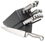 Farberware Pro Stainless-Steel 15-Piece Fine-Edge Knife Set with Block, Black