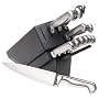 Farberware Pro Stainless-Steel 15-Piece Fine-Edge Knife Block Set, Black