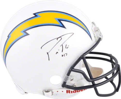 Philip Rivers Autographed Pro-Line Helmet | Details: San Diego Chargers, Authentic Riddell Helmet