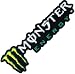 Produkt-Bild: Monster Energy Aufkleber / Big Size 10 x 33 cm