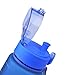 Water Bottle, 18Oz 500ml Sports Water Bottle with Leak Proof Sports Bottle Flip Top Plastic Bottle BPA-Free Water Bottle For Gym, Yoga, Running, Cycling Outdoors Water Bottle