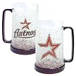 Houston Astros Crystal Freezer Mug - Baseball Sports Merchandise
