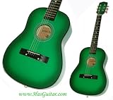 Kids Green Acoustic Guitar half size