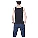 Woman's Super Flat Chest Built-in Elastic Band Binder Slim Fit Tank Tops XL (Lable XL=us M, 5) Black