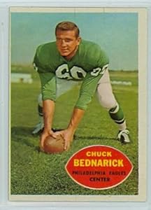 1960 Topps FB 87 Chuck Bednarick Eagles Excellent