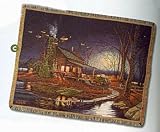 MOONLIGHT RETREAT - TERRY REDLIN - Afghan THROW BLANKET