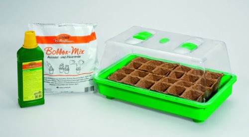ROMBERG 74538K Zimmergewächshaus 38x25x19 mit 24 Töpfen 5 cm 2,5 l