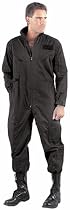 Black US Air Force Style Flight Suit