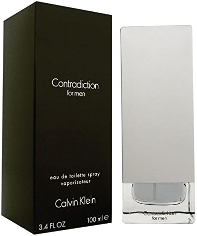 Contradiction by C /a / l / v / i / n / K / l / e / i / n for Men Eau De Toilette Eau De Toilette Spray NEW IN BOX 3.4 oz./ 100 ml
