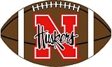 Nebraska Cornhuskers ( University Of ) NCAA 3.5'x6' ft. Football Rug