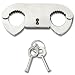 Official Police Metal Thumbcuffs with Key