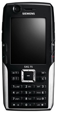 Siemens SXG75 metallic black Handy