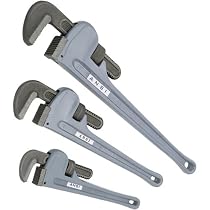 3 pc. Aluminum Pipe Wrench Set