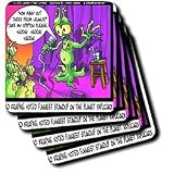 Review 3dRose LLC  / Alien Standup Comedy - Set Of 8 Ceramic Tile Coasters