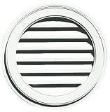 Builders Edge #120032222-123 22' White Round Gable Vent
