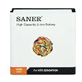 SANER� 1900mAh rechargeable Li-ion Battery for HTC Sensation - Extra Long Life, Compatible with HTC Sensation/G14/Z710E, HTC Sensation XE/ Z715E