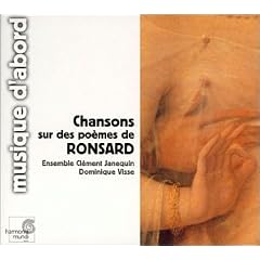 Chansons sur des po�mes de Ronsard  (coll. musique d'abord)
