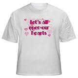 Let’s all open our hearts Adult T-Shirt Various Colors