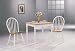 Kitchen & Housewares : 3 Piece Natural-White Dinette Set By Coaster Furniture