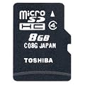 東芝 TOSHIBA microSDHC(マイクロSDHC)カード 8GB CLASS4 [海外パッケージ]