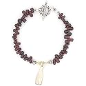 Merlot Or Chardonnay Garnet and Citrine Bracelet