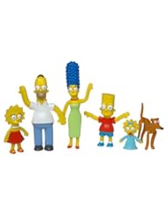 Toy: The Simpsons Bendable-Poseable Limited Edition 6-Piece Collectible Set - Series 1 - N.J. Croce Company