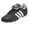 adidas Little Kid/Big Kid Telstar TRX Hard Ground Soccer Shoe,Black/White/Silver,10 M US Toddler