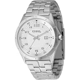 Fossil Men's AM4102 Stainless Steel Bracelet Silver Analog Dial Watch