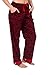 Del Rossa Women's Flip Cuff Flannel 100% Cotton Pajama Pants - Sleep Bottoms